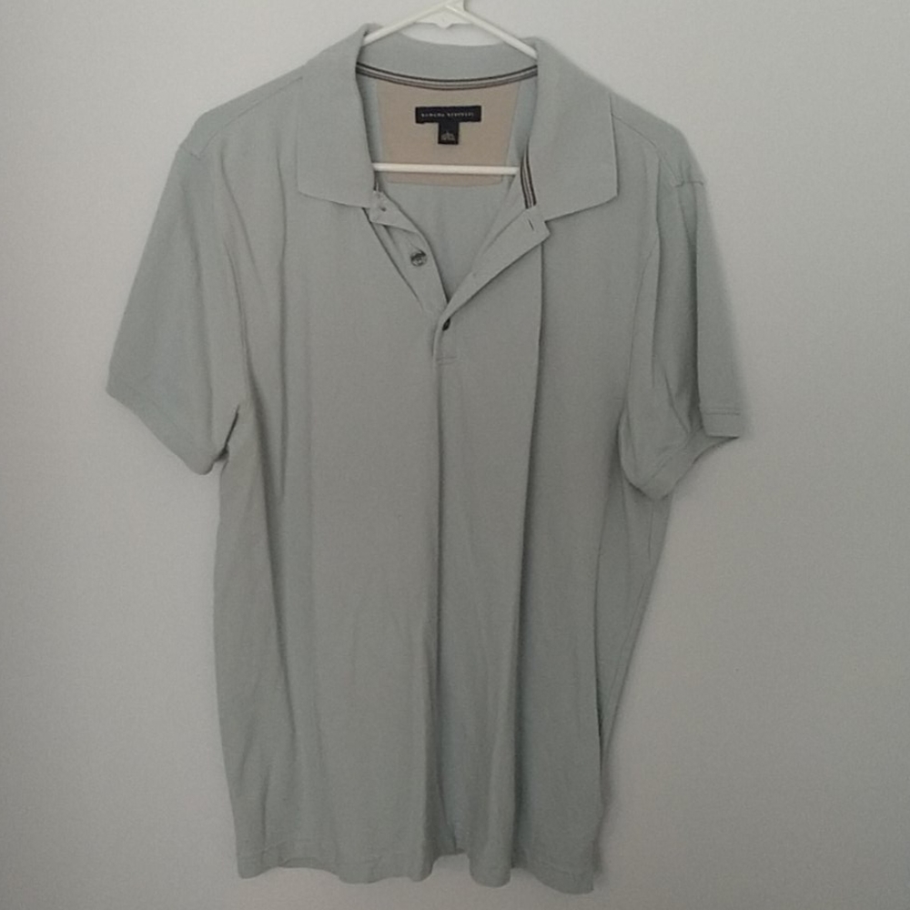 Banana Republic Light Blue Polo Shirt